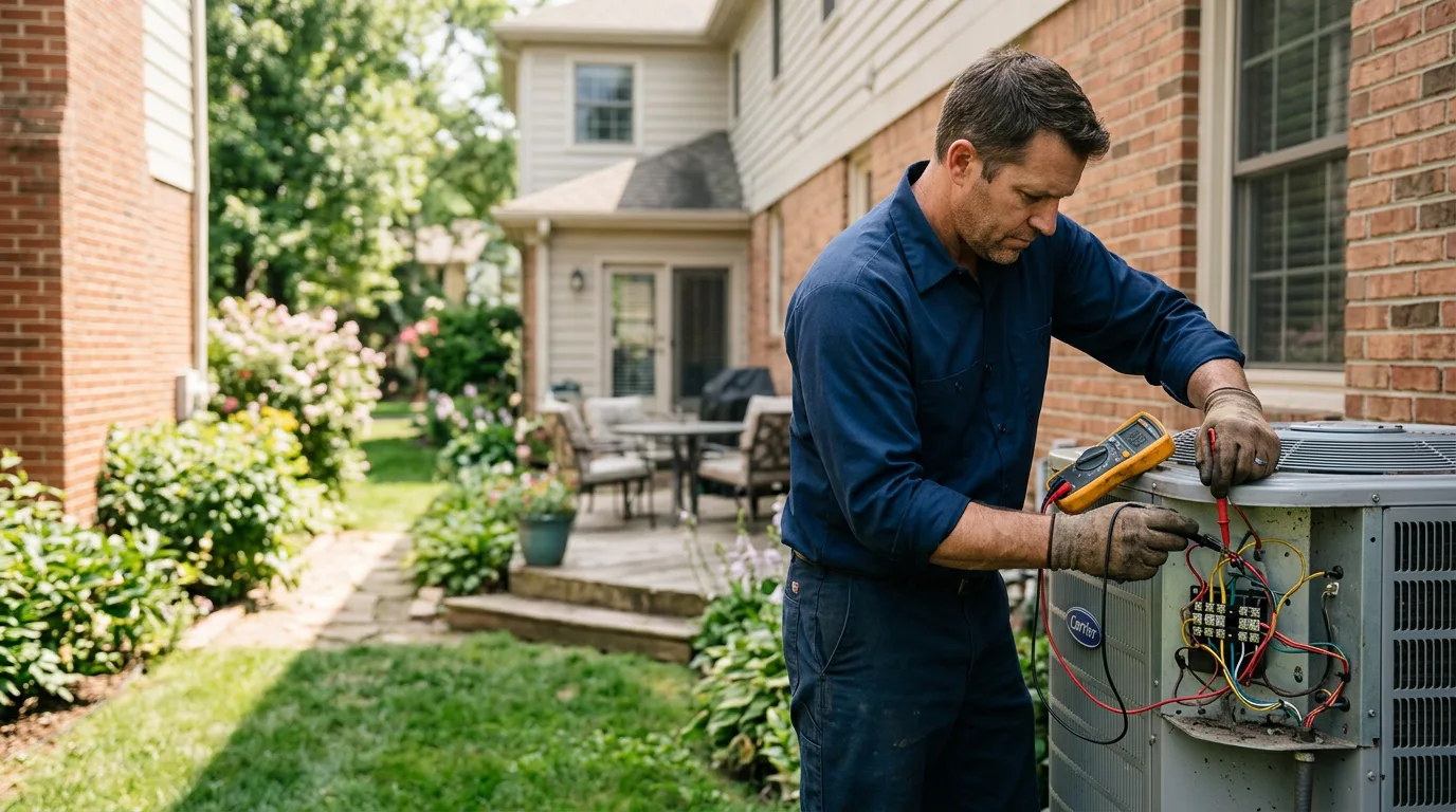 HVAC technician working near Mira Loma, CA